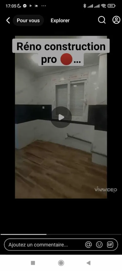 faillance et 02 fenêtres PVC et un porte fenêtre 