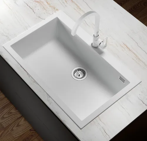 Éviers de cuisine en granite / quartz