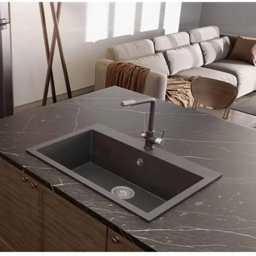 Éviers de cuisine en granite / quartz