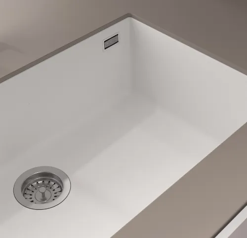 Evier de cuisine sous plan en granite