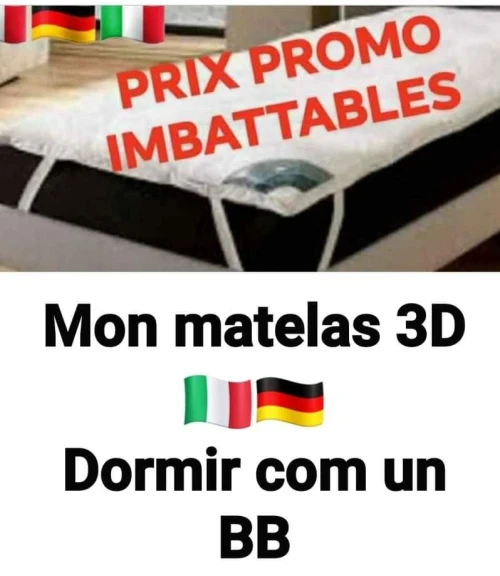 Mon matelas surmatelas importation lux -40%