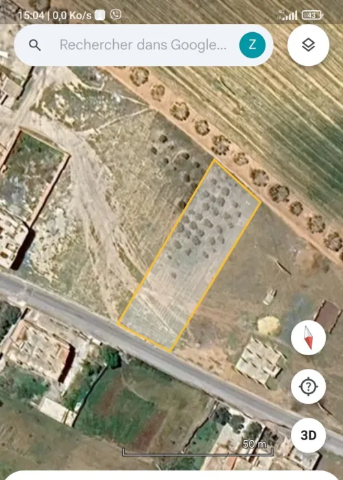 Vente Terrain Bouira Oued el berdi