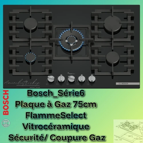 Bosch_Série6 75cm Vitrocéramique