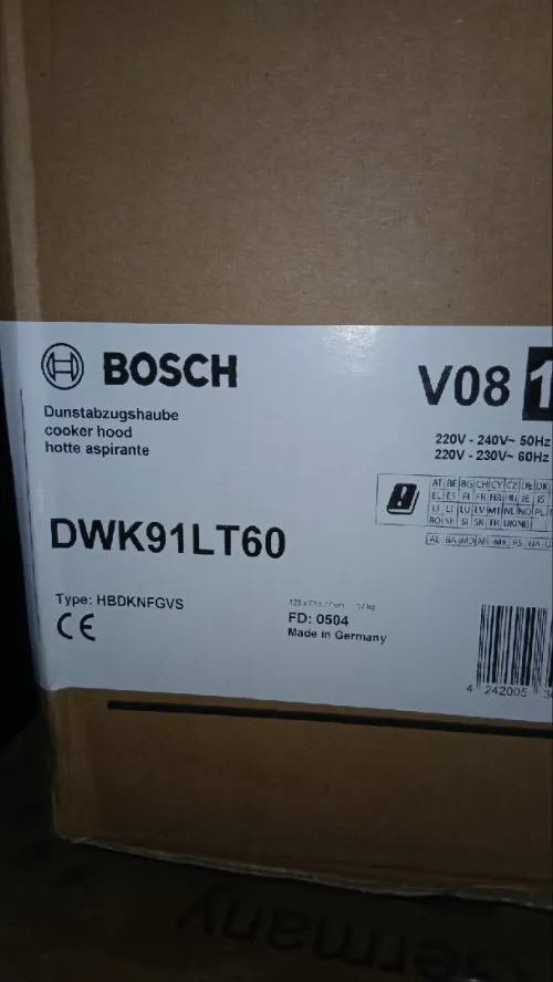Hotte Bosch_Série8 Murale Inclinée 90cm 