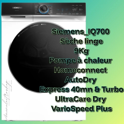 Siemens_IQ700 Sèche linge 9Kg 
