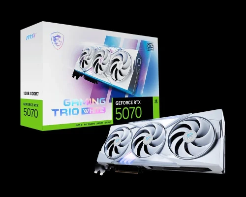 GeForce RTX 5070 12G GAMING TRIO OC WHITE EDITION