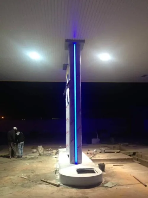 Alucobande TK Décor, station naftal ou privée 