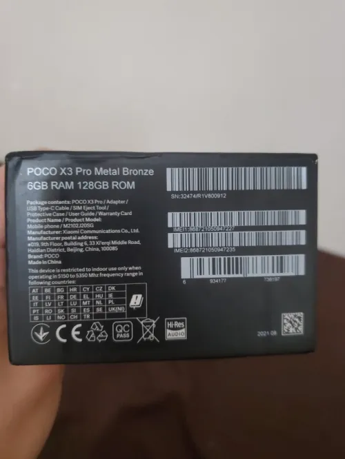 Xiaomi Poco x3 pro