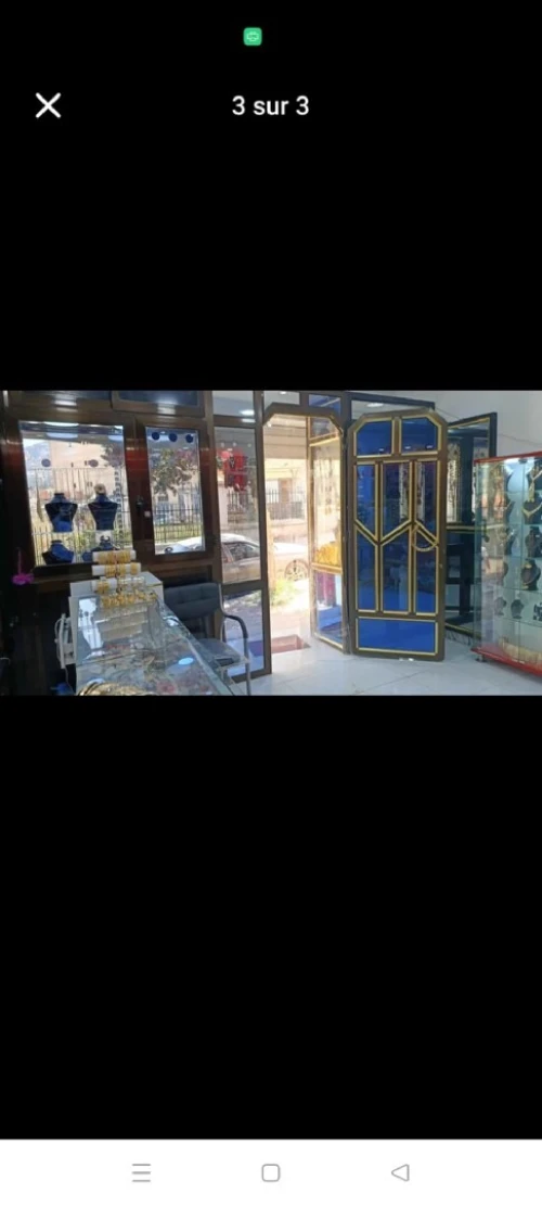 Vitrine bijouterie 