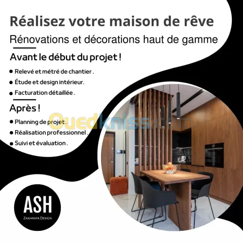 Decoration et rénovation  