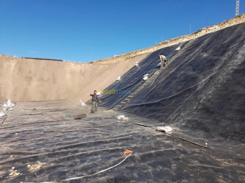Travaux de Geomembrane