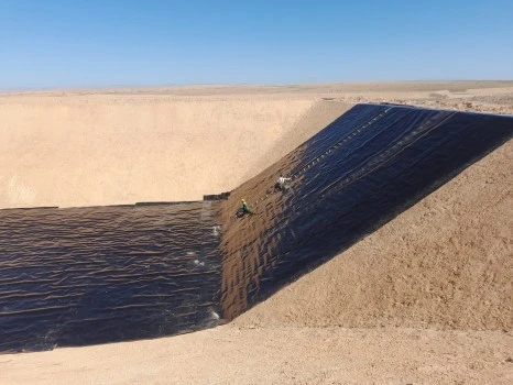 Travaux de Geomembrane