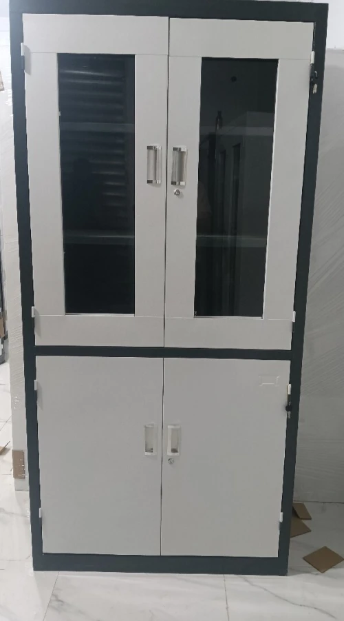 Armoire métallique semi vitré