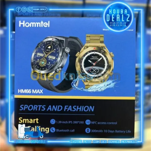 SMARTWATCH BLUETOOTH HT HOMMTEL HM66 MAX (MONTRE INTELLIGENTE) 