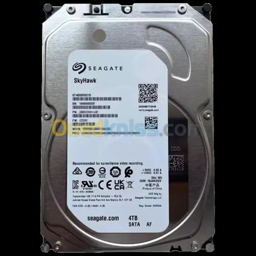Disque Dur Seagate SkyHawk Video 4To(4000Go) 3.5" New