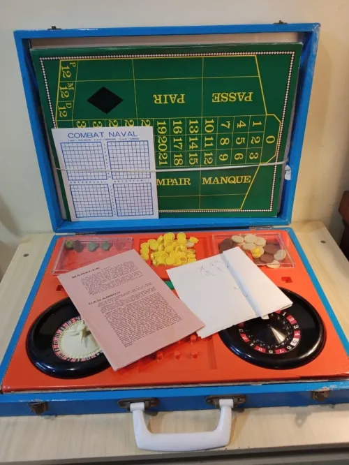 Mallette multi-jeux vintage 