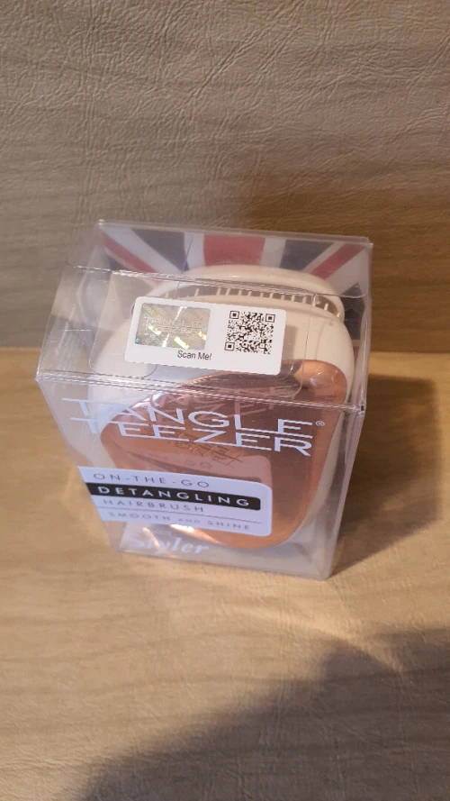 Tangle Teezer Brosse Démêlante professionel Compact Styler Rose Gold Cream UK