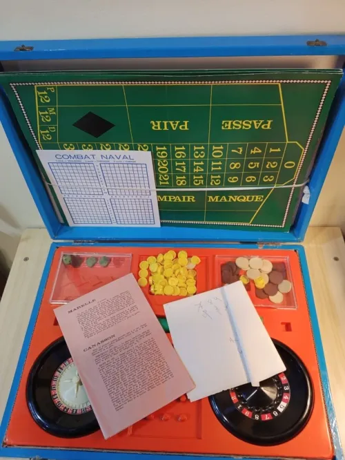 Mallette multi-jeux vintage 