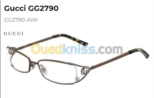 Monture Lunettes De Vue femme GUCCI GG2790 original Made in Italy