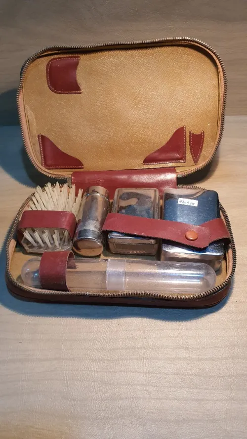 Trousse de toilette vintage art déco des années 30