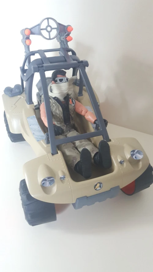 Action Man DESERT BUGGY Desert Mission voiture+ Figurine RARE 2000 ACTION MAN DESERT EUROPEAN HASBRO