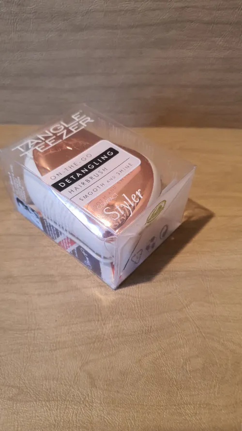 Tangle Teezer Brosse Démêlante professionel Compact Styler Rose Gold Cream UK