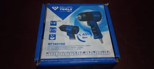 Clé à choc pneumatique brilliant tools (ks tools) 1450nm