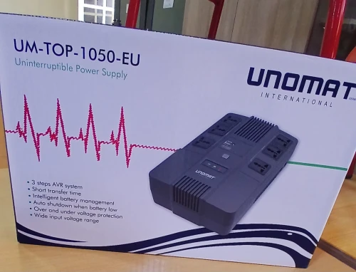 ONDULEUR IN LINE TOP UNOMAT UM-TOP-1050-EU 1050VA 06 PRISES UNIVESELLES + 02 USB