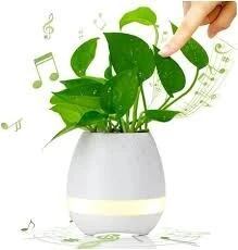 HAUT PARLEUR SMART MUSIC FLOWERPOT BLUETOOTH + USB (ALIMENTATION)