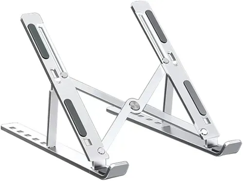SUPPORT LAPTOP PLIABLE RÉGLABLE MÉTALLIQUE