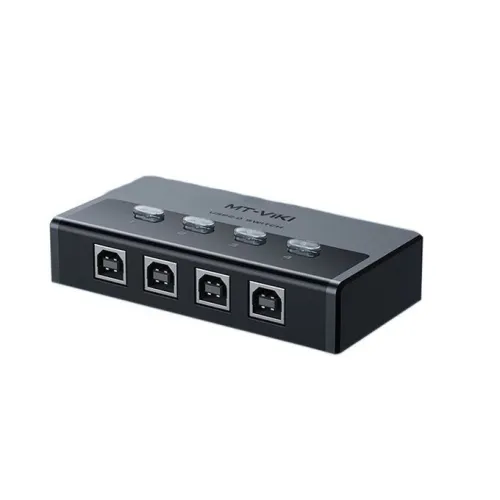 SWITCH USB 04P 4E-1S MT-VIKI+ 04 CABLES USB A-B
