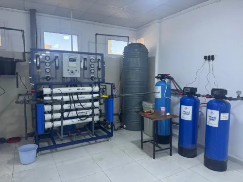 Station d'osmose inverse/ Déminéralisateur/ Remplisseuse en PVC manuelle