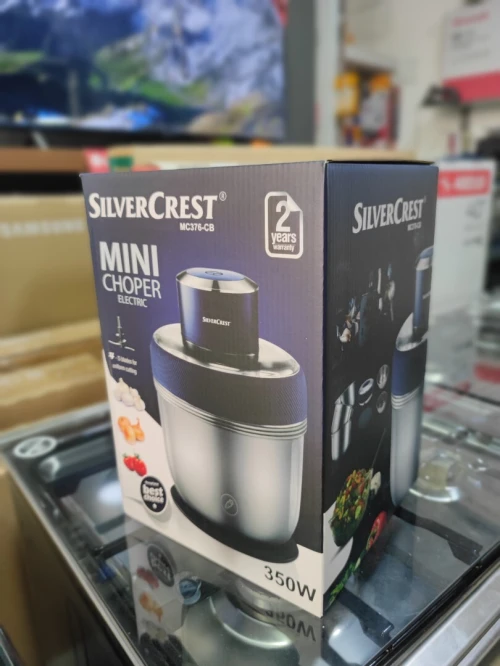 Silver Crest Mini Hachoir avec 3 Bols en Inox 350W MC376-CB