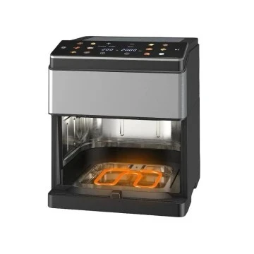 Friteuse Airfryer SilverCrest RA880 Double Résistances à air 8L 2000W Tactile avec Fenêtre 12 Programmes