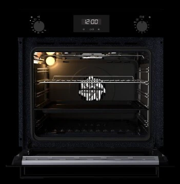 Fours  Brandt Encastrables Mixte FMC323BA Afficheur LED Blanc Chaleur Brassée 5 Fonctions de cuisson