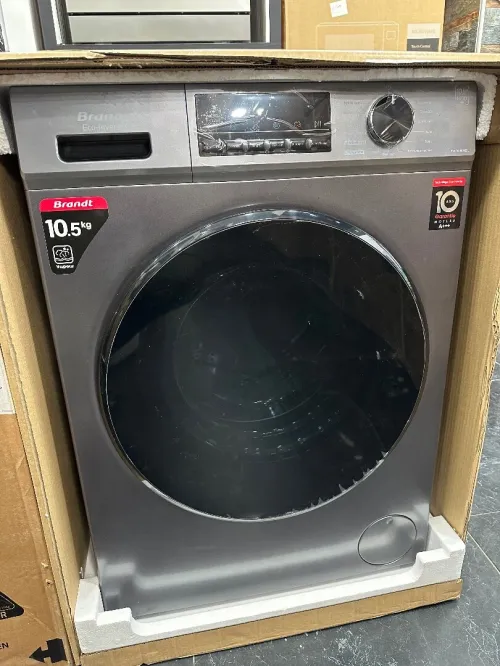 Machine a laver Brandt  Hublot BWF104K1QSL 10,5 kg Eco Inverter gris