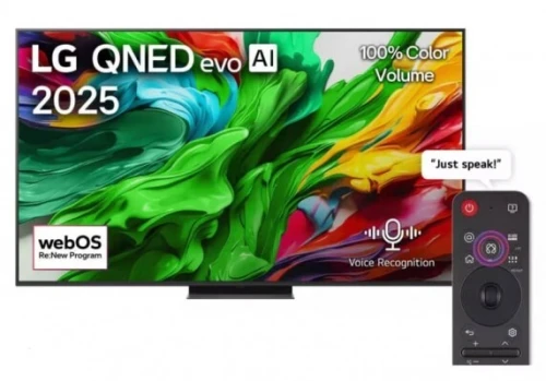 Téléviseur LG QNED Evo 65'' 4K Mini LED 120Hz A8 AI 2025  65QNED86A6A