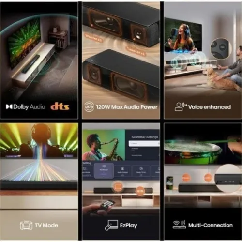 Barre de son Hisense HS1000 Bluetooth 120W DTS Virtual:X Dolby Audio