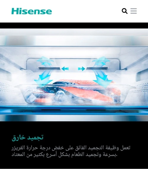  REFRIGERATEUR HISENSE COMBINE AFFICHEUR 300L - RD-39WC