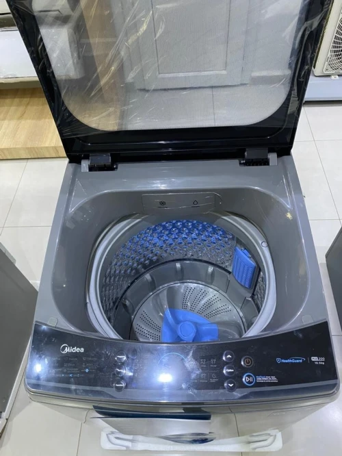 MACHINE A LAVER MIDEA 10.5KG TOP LOAD AUTOMATIQUE- HYGIENE + HEALTHGUARD  MA200W105/G