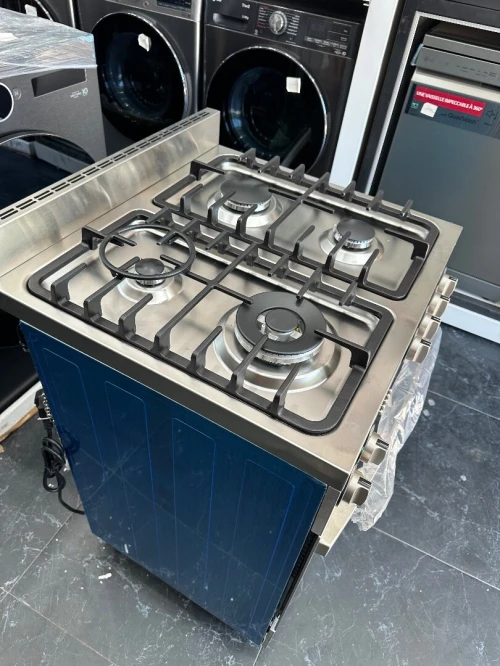 VALORA-VT CUISINIERE NICALA MODÈLE VALORA GAZ/ÉLECTRIQUE 60 CM. POSE LIBRE SEMI PROFESSIONNEL.100% INOX