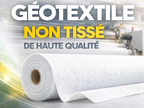 GÉOTEXTILE tissu non-tissé.