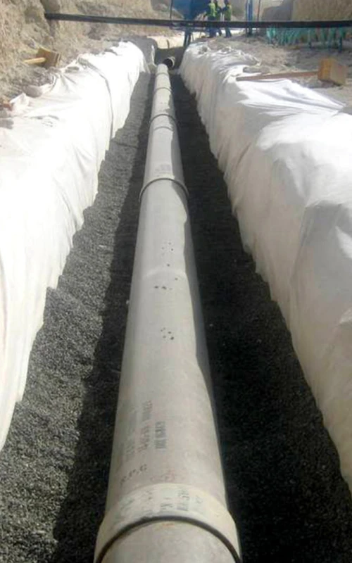 Géotextile Algerie OROMAX destinés aux Drainage.