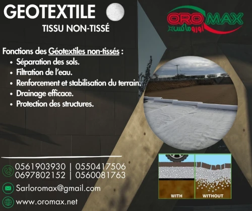 Géotextiles non-tissés haut de gamme OROMAX