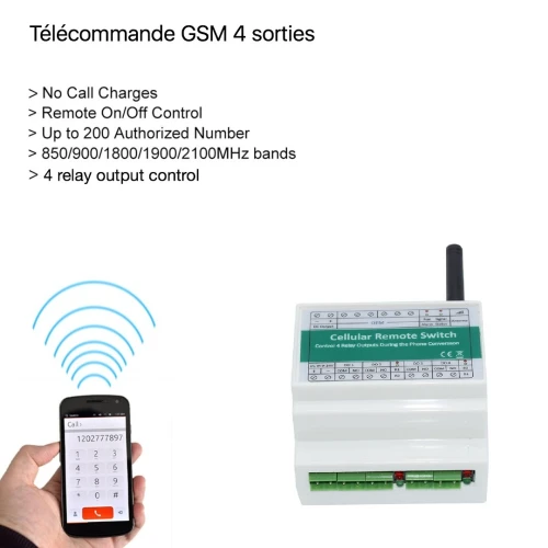 Module controle à distance ( Switch  GSM)