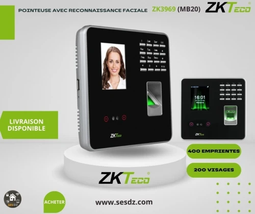 Pointeuses biométriques Zktco 