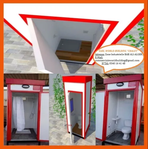 Cabine SANITAIRES "Douche et Toilette"
