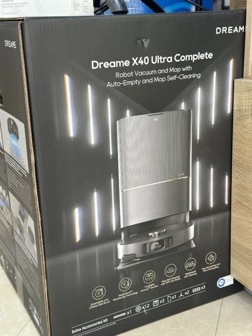 DREAM X40 ULTRA COMPLETE Aspirateur robot laveur  BLACK