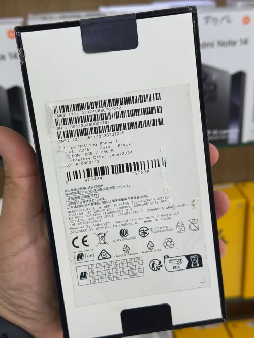 NOTHING PHONE 1 8/256GB SCELLE NOTHING1