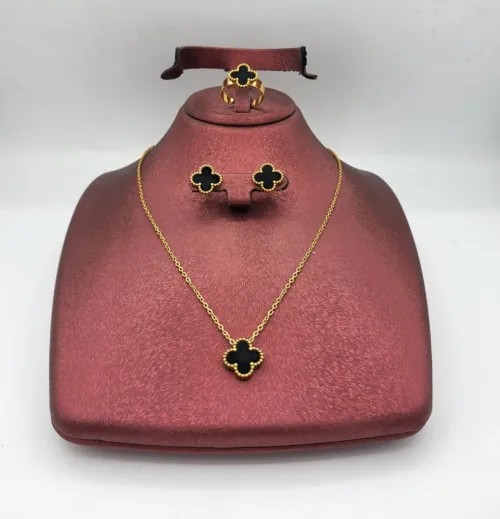 Ensemble acier inoxydable van cleef 3 pièces